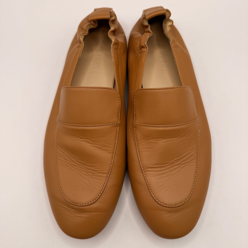 Everlane The Day Loafer in Tan Leather Slip On Made in Italy 7.5‎